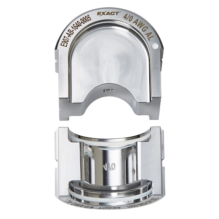 Milwaukee Tool EXACT 4/0  Aluminum 12T U-Style Die 49-12-U04A